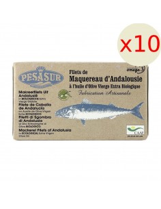 Filets de maquereau d'Andalousie 120 g par 6