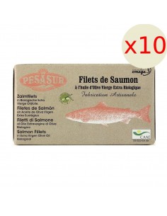 Filets de saumon 120 g Lot de 10